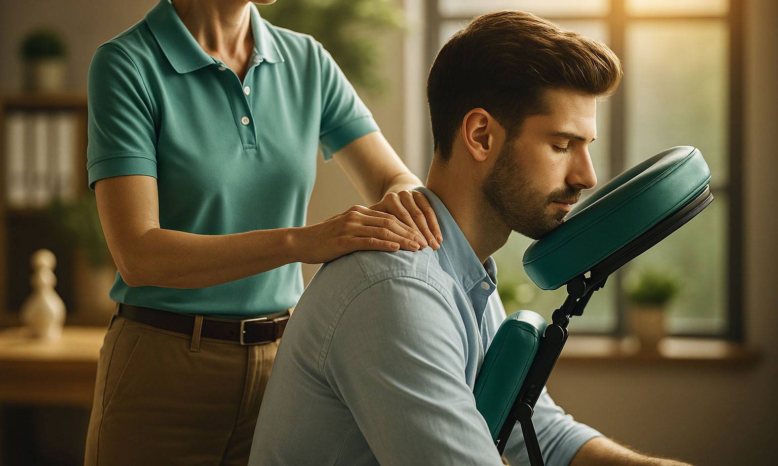 Massage am Arbeitsplatz